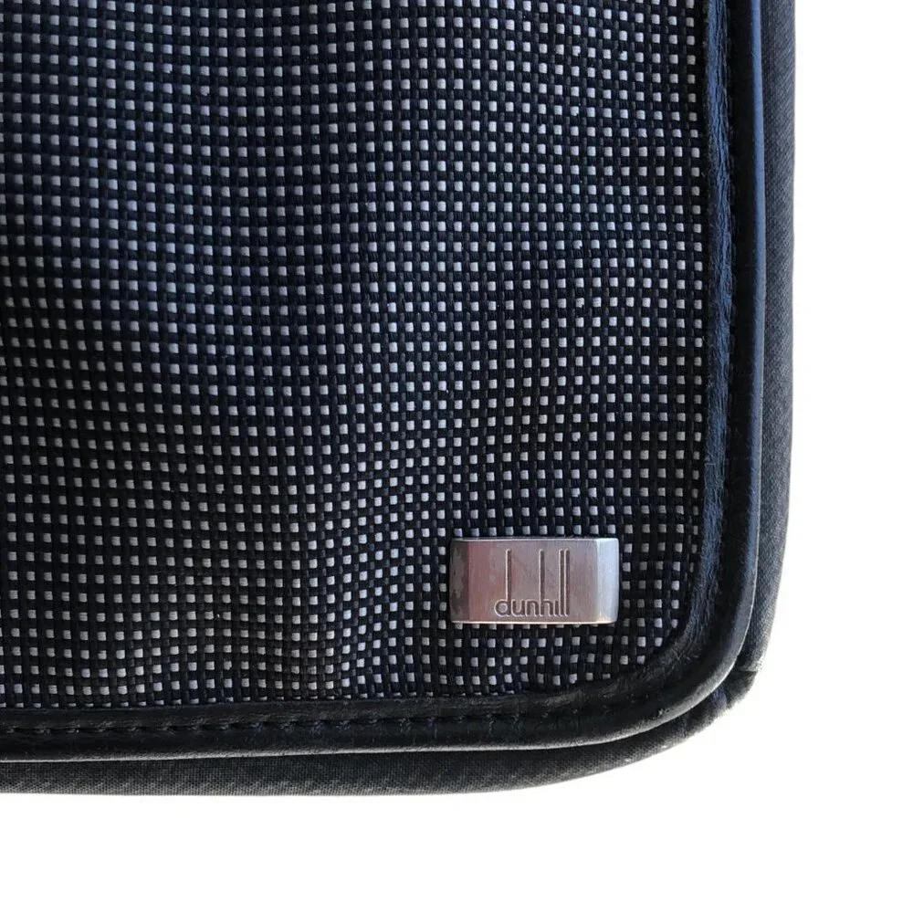 Dunhill Black Canvas Leather Wallet